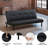 Convertible Faux Leather Living Room Sofabed-97850911