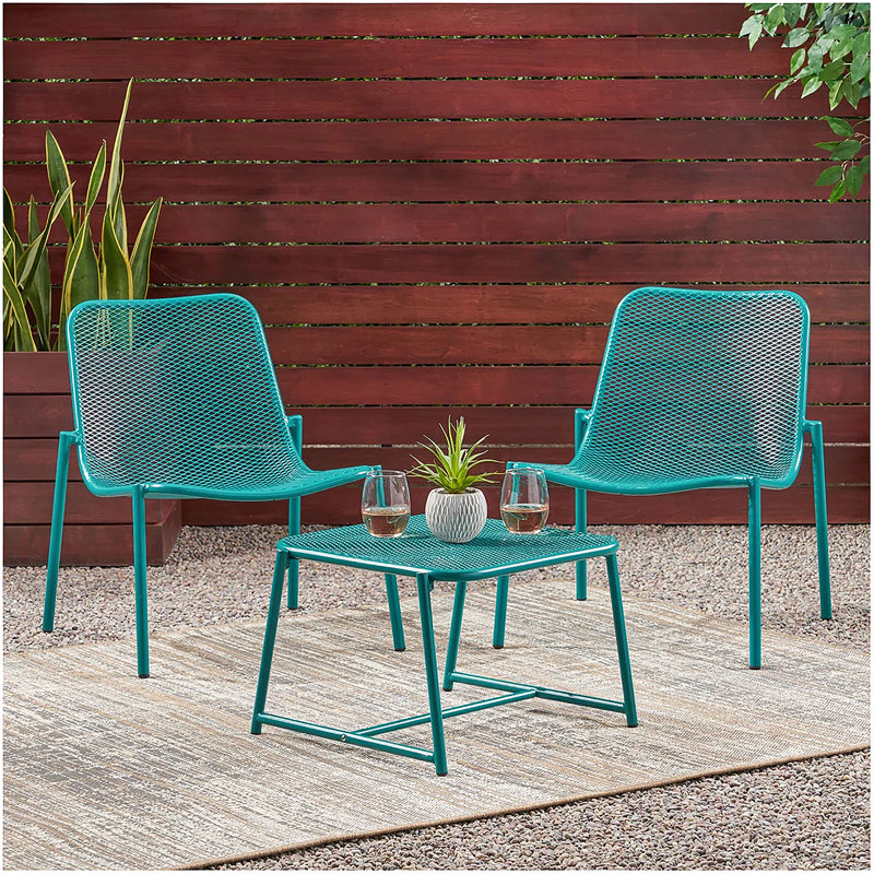 3 Piece Seating Group, Teal