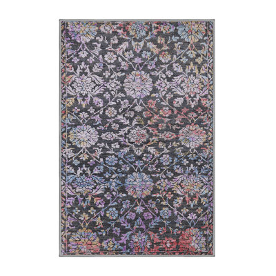 Tapis oriental mauve / rouge / gris Halltown