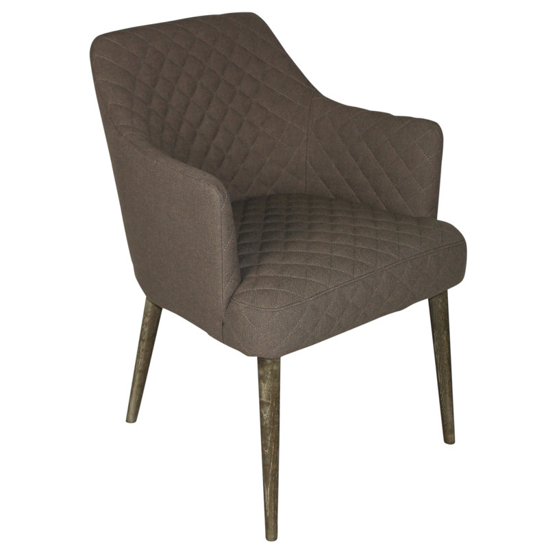 Fauteuil Altizer, Mélange de polyester gris foncé