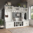 Kierra Hall Tree with Bench and Shoe Storage