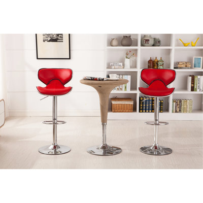 2 , Red - And Comfortable For Office Use Base , Of 2 In Swivel Function Elegant Design