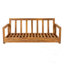 Canapé d'extérieur en bois 3 places avec coussins-129512447-129512448
