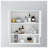 Scarlata 21.65 " W X 22.83 " H Surface Framed Medicine Cabinet with Mirror