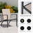 3-Piece PVC-coated polyester Outdoor Patio Bistro Set