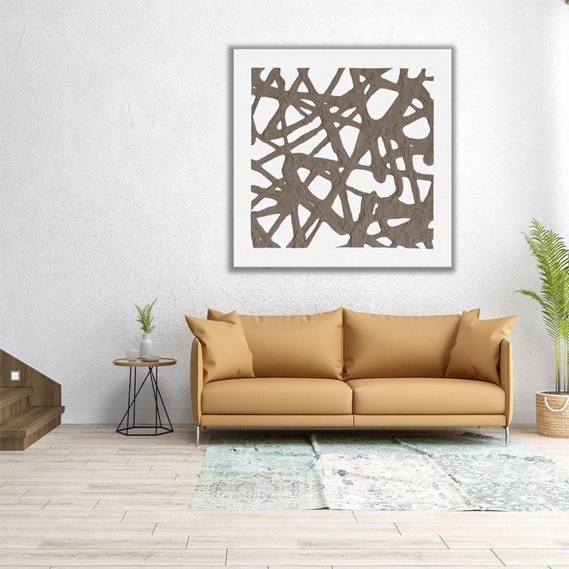 Casting the net III - reproduction d'art sur toile, H 12 po x l 12 po