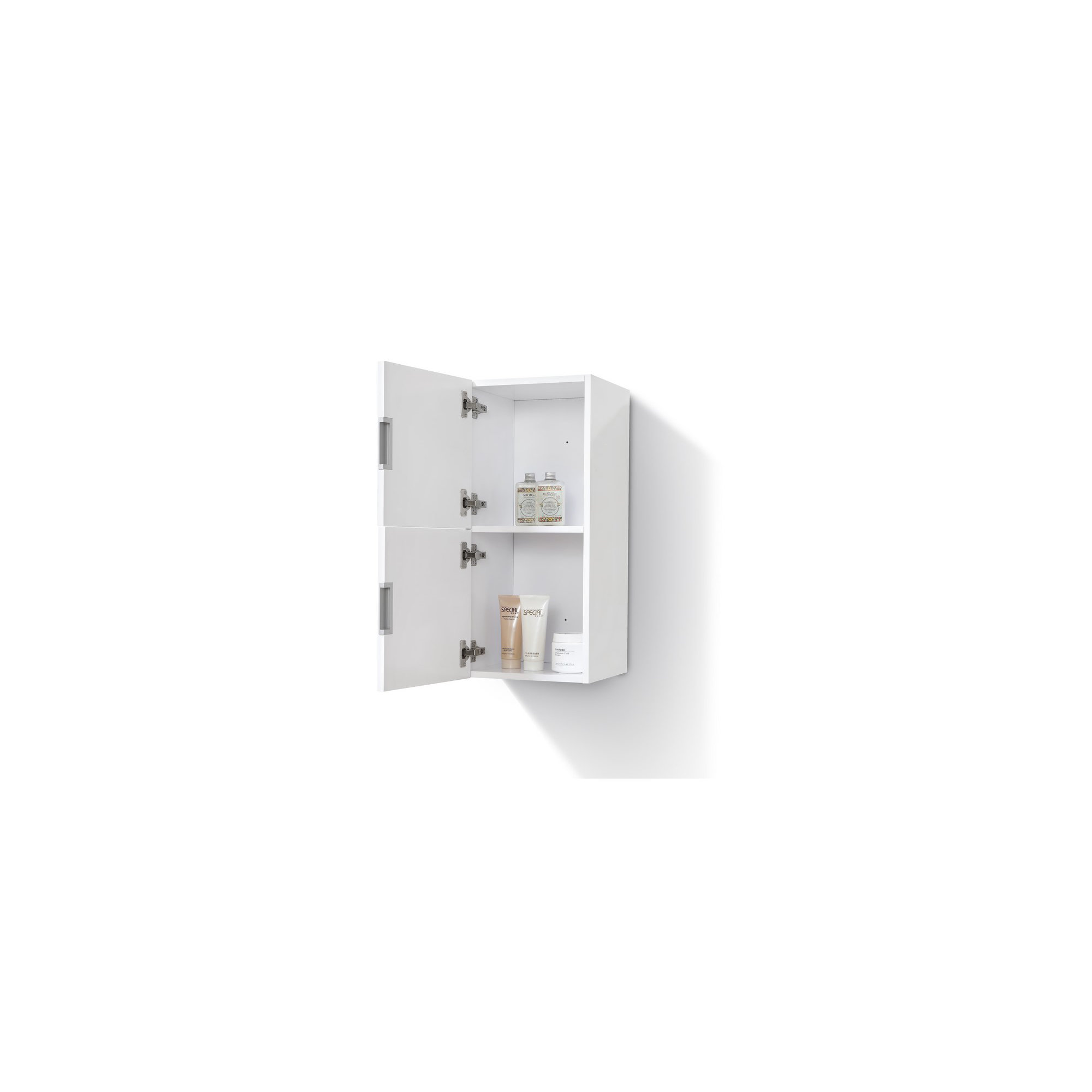 Royetta Linen Cabinet, Gloss White
