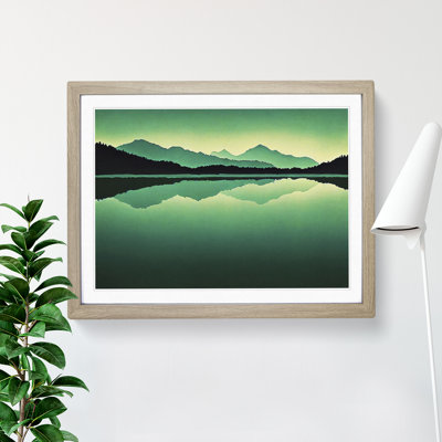 Mountain Lake Reflections - Framed Print