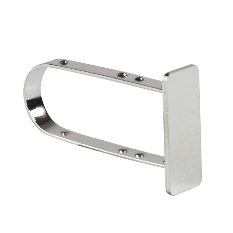 End Cap for Rectangular Tubing, Chrome