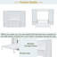 Lit escamotable en pin massif blanc avec bureau pliable et rangement pour bibliothèque, armoire de lit murale peu encombrante avec support en lattes de bois pour le bureau à domicile ou la chambre d'amis-1963838267-1976155769