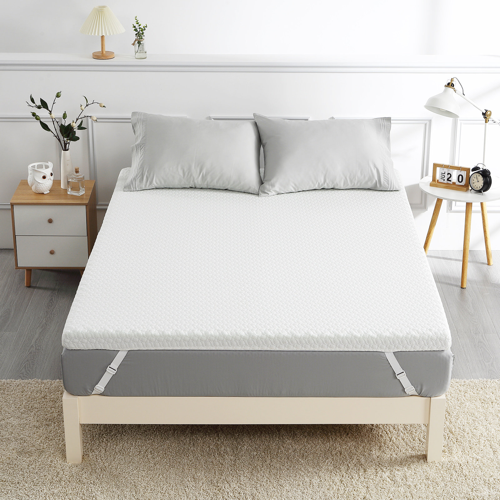 Alwyn Home Sarben 3'' Memory Foam Mattress Topper