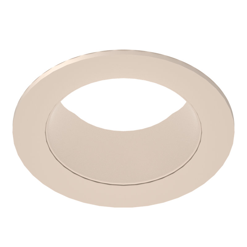 Garniture ronde réglable 3 po CSL Lighting, Or brossé