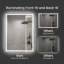 Miroir de salle de bain 48 "* 36" à DEL-779645273