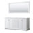 Avery 72'' Double Bathroom Vanity with Stone Top with Mirror-41604575-80212820