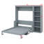 Lit escamotable avec bureau et bibliothèque Murphy-475220550-475220551