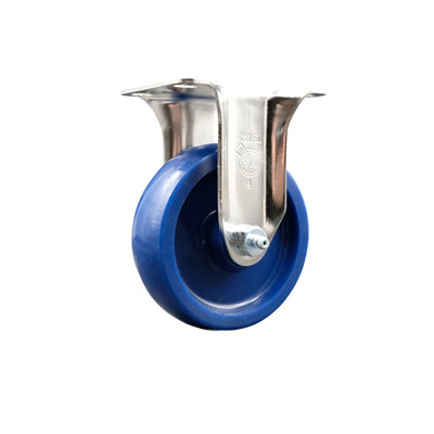 Solid Polyurethane Rigid Top Plate Caster