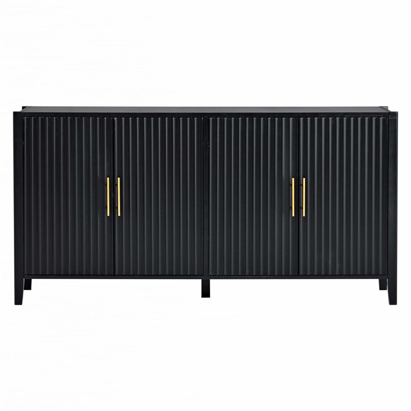 Armoire de rangement décorative, Noir