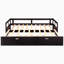 Lit plateforme simple avec rangement en bois massif-281444877