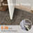Vintage Floral Area Rug in Gray Brown-111690529
