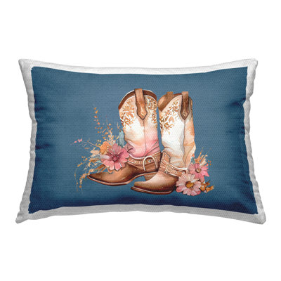 Housse et insert de coussin rectangulaire en polyester pour l'intérieur et l'extérieur Birch & Ink