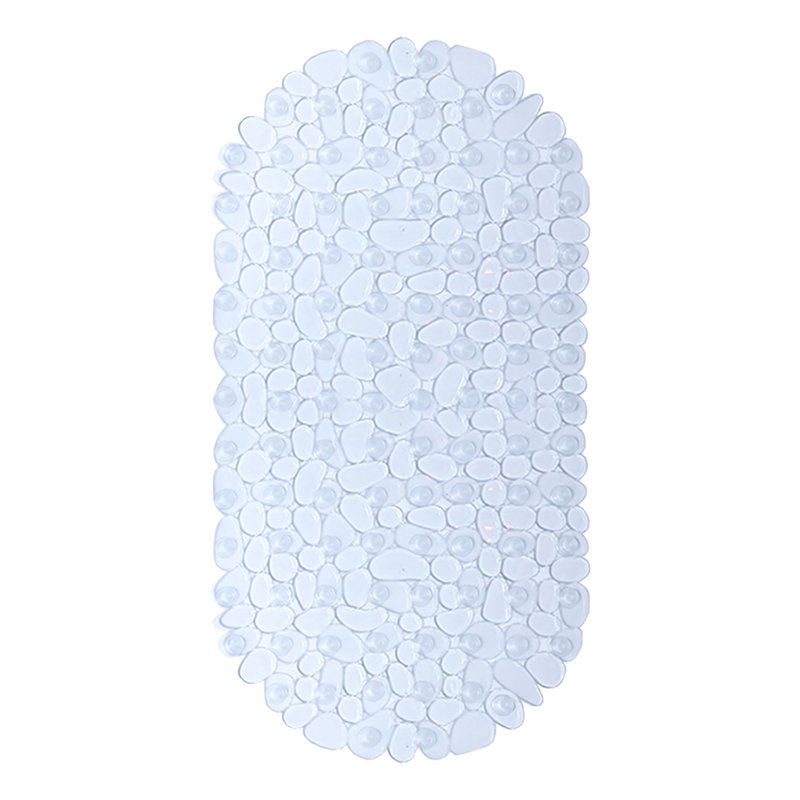 Tapis de douche en velours Falkirk, Transparent