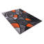 Tapis orange à motif abstrait Yateley-361049480