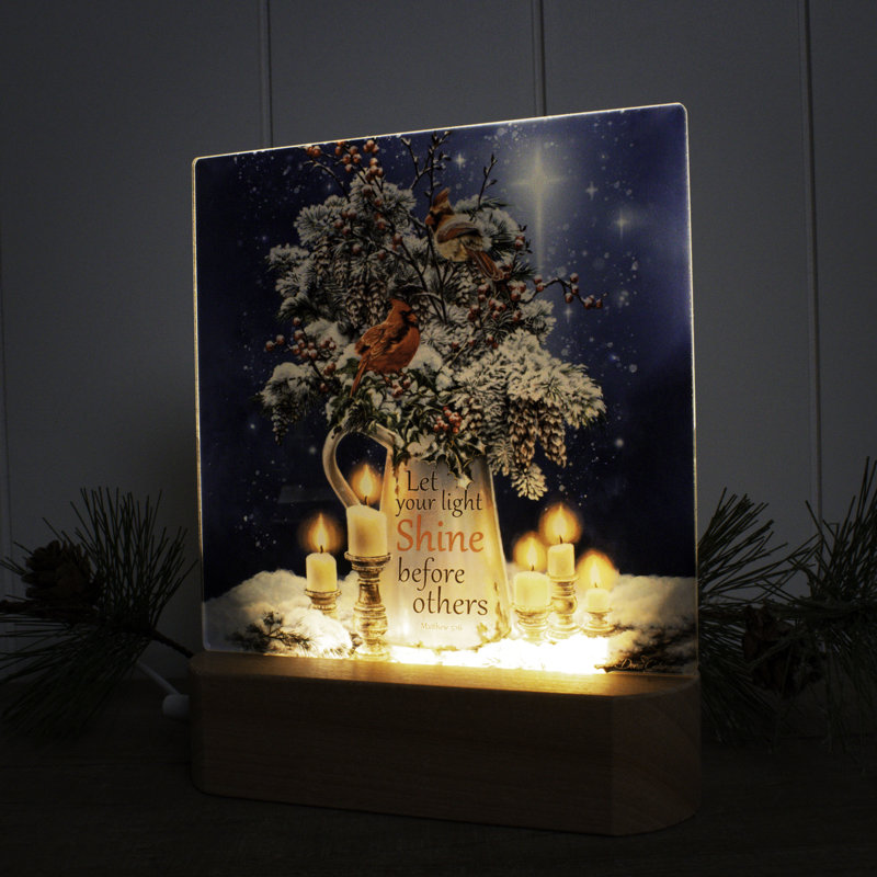 Veilleuse de Noël à bougie