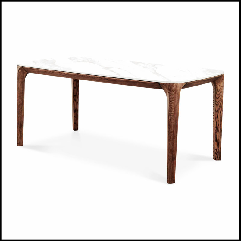 Table de salle à manger Myko, H 31,1 po x L 78,7 po x l 39,4 po