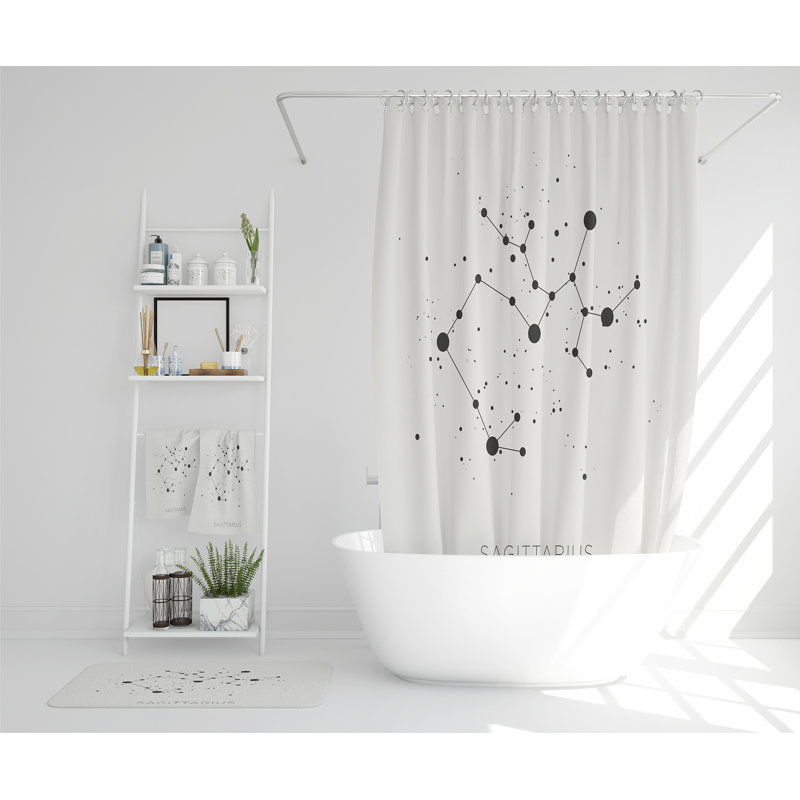 Nere Polyester Shower Curtain Set
