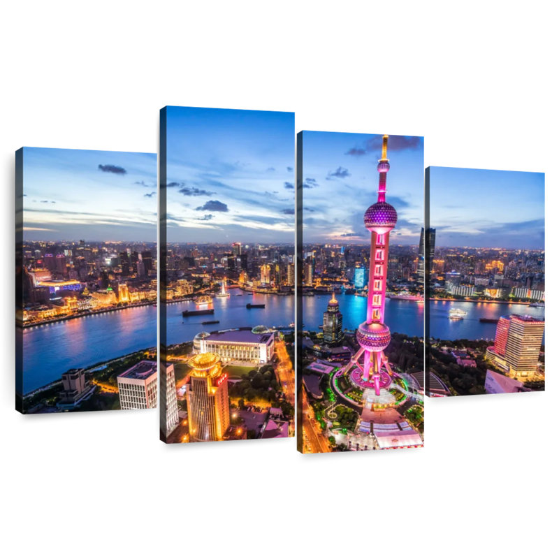 Sireci Glowing Shanghai Skyline