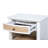 Coden 1-Drawer Nightstand Bedside Table White