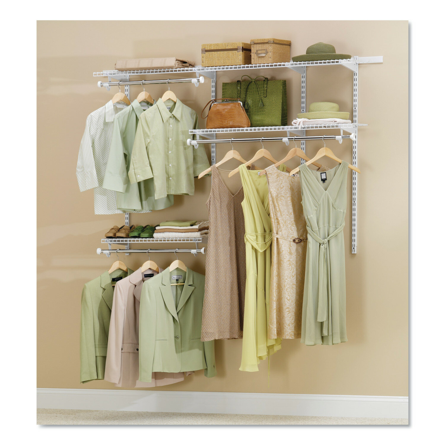  Rubbermaid Configurations Pants Rack, Holds 7 Pairs of