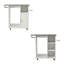 Chariot à repasser compact et moderne avec planche à roulettes, armoire polyvalente pour la lessive, la chambre à coucher et le vestiaire