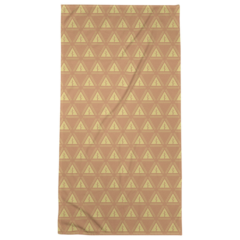 Barbra Beach Towel, Dark Yellow/Dark Orange