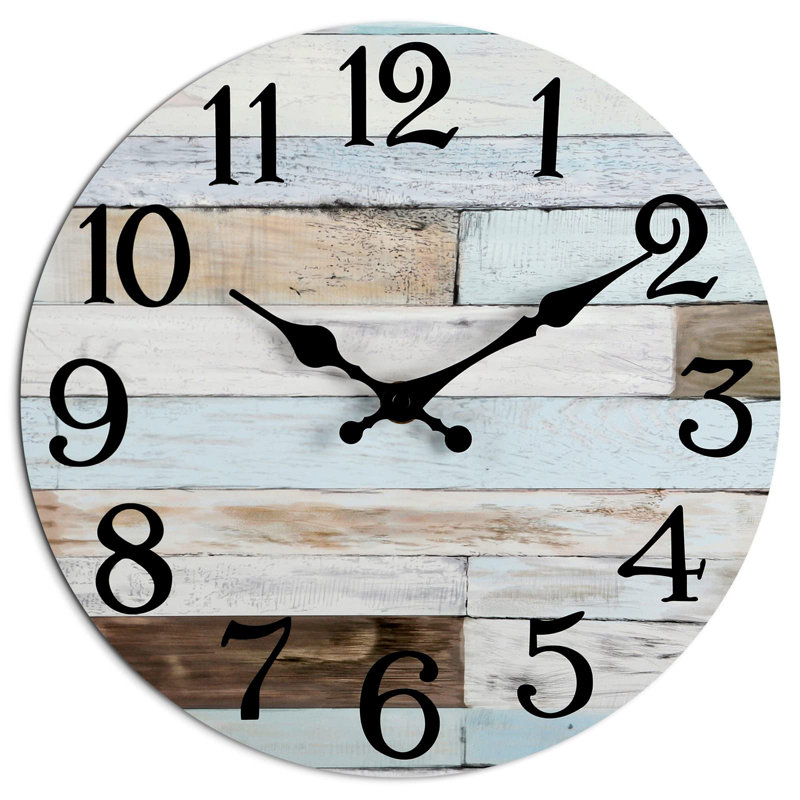 Horloge murale en bois Wendee, Petit