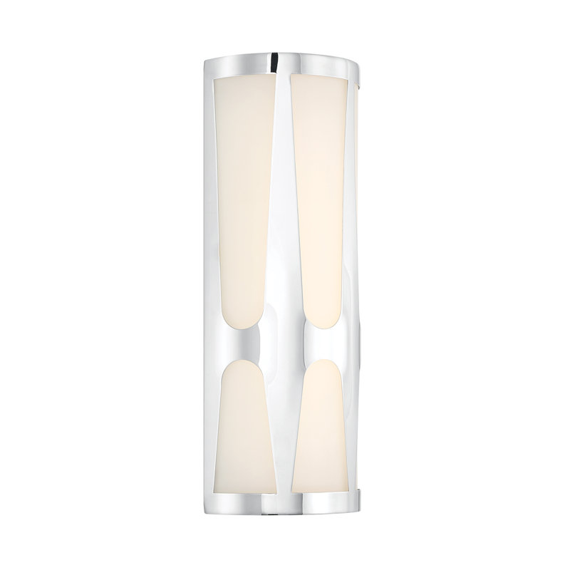 Eriika 2 Light Polished Chrome Sconce