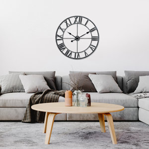 Charlton Home® Upper Shockerwick Metal Wall Clock & Reviews | Wayfair