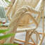 Chaise berçante en rotin