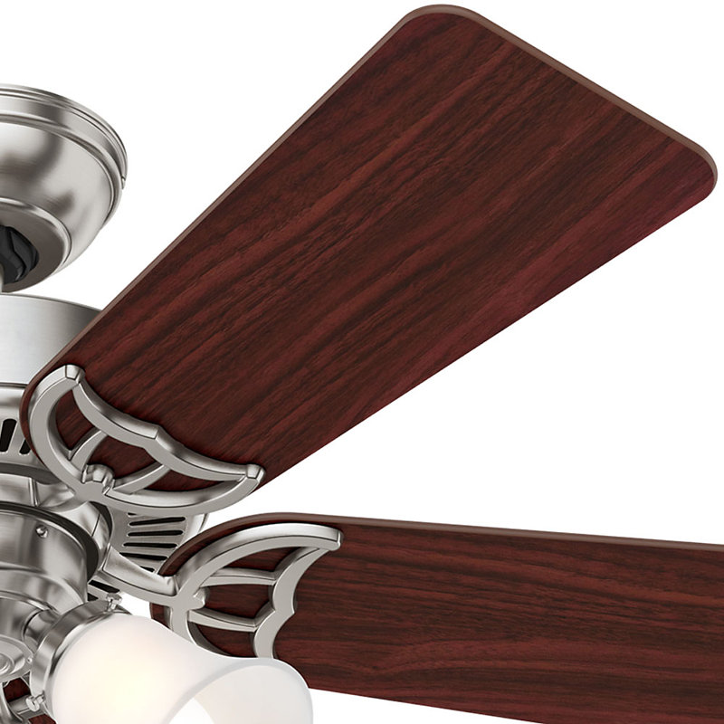 WhisperWind Classic 42" Ceiling Fan with White Oak Blades and Lighting