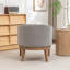 Fauteuil avec pieds en bois massif-131080922