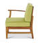 Fauteuil gauche, vert