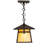 1 - Light Craftsman Brown Square/Rectangle Pendant