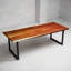 Table de salle à manger en bois massif Dunwoody-1801980378
