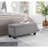 Upholstered Storage Rectangular Bench For Entryway Bench-1280656620