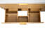 Armoire de meuble-lavabo double avec lavabo double 59,3 po en MDF