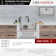 STYLISH 31 inch Undermount Stainless Steel Kitchen Sink with Strainer