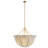 Aire 4-Light Large Chandelier, Pale Blue Linen-135533114