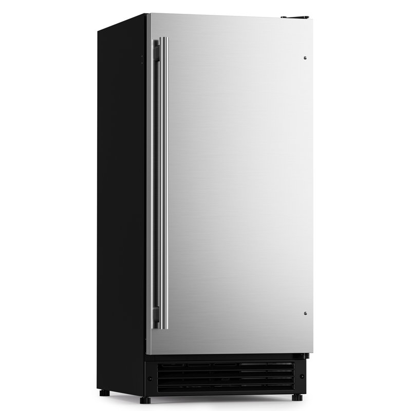 COTLIN 25LBS Daily Crescent Ice Freestanding/Undercounter Ice Maker,No Draining Required