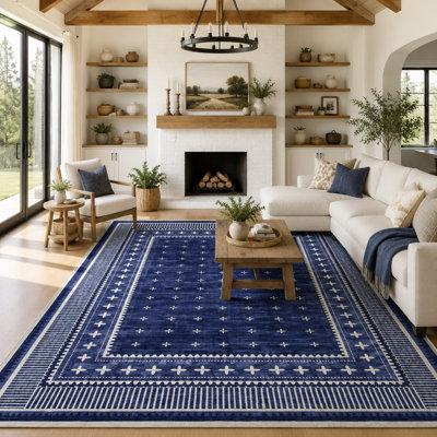 Tapis moderne lavable à la machine
