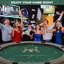 Table de jeu 48 po pliable et portable, 8 joueurs, noir-89703799